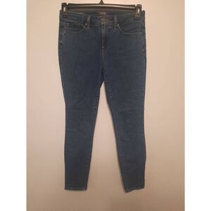 NYDJ Ami Skinny Jeans Womens 2 Blue Denim Cotton Blend Zip Fly